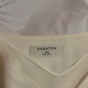 Babaton white blouse